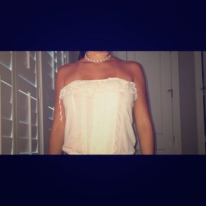 Cute vintage strapless top